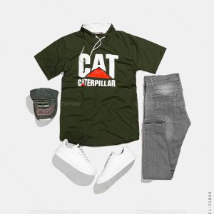 تیشرت مردانه Cat مدل 25890