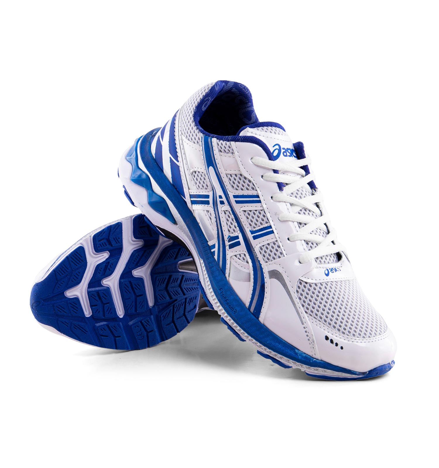 کفش اسپرت Asics مردانه سفید بندی چرم مصنوعی مدل 42845