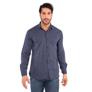 پیراهن مردانه راه راه Stark مدل 39327