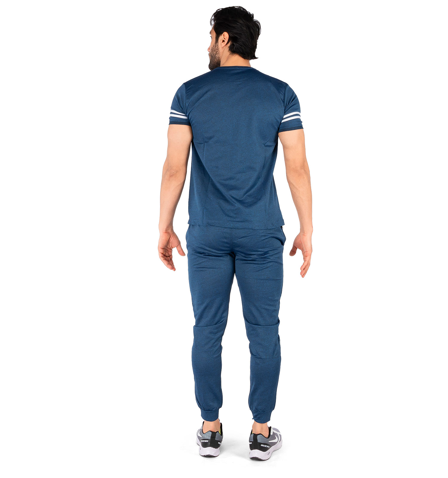 ست تیشرت شلوار مردانه آستین کوتاه ساده یقه گرد مدل 43967