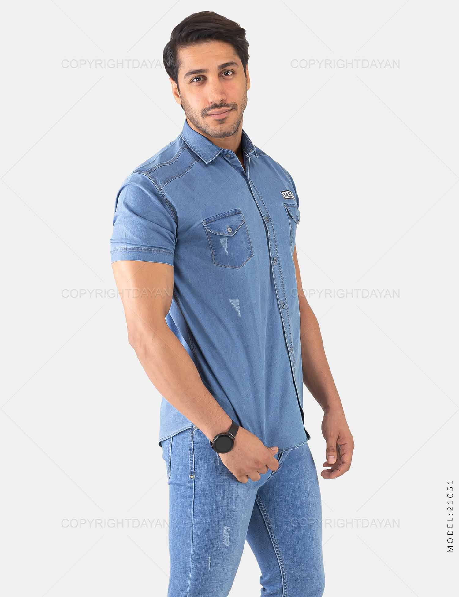 پیراهن مردانه Fashion مدل 21051