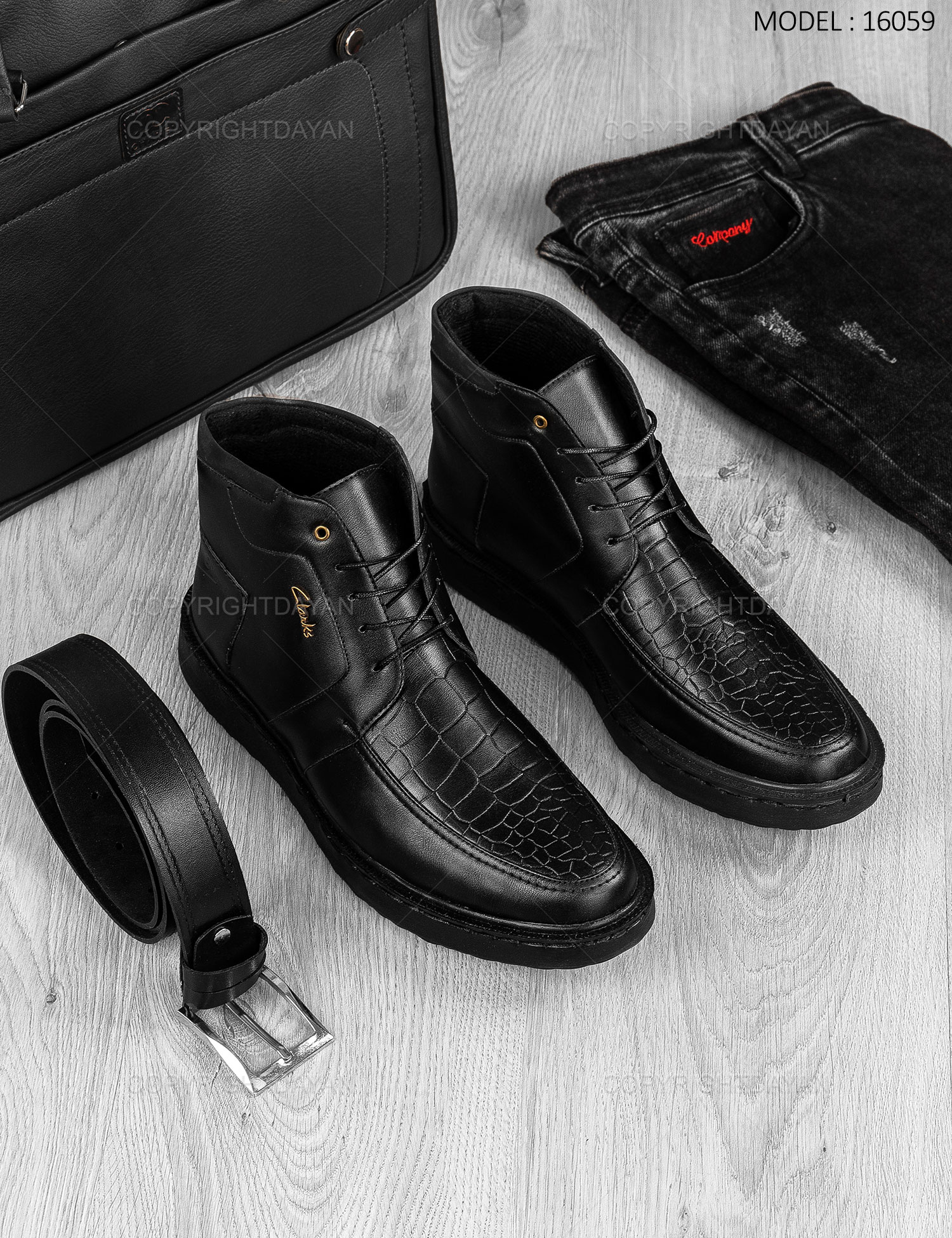 نیم بوت مردانه Clarks مدل 16059