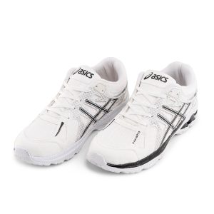کفش اسپرت Asics مردانه سفید بندی مدل 43848