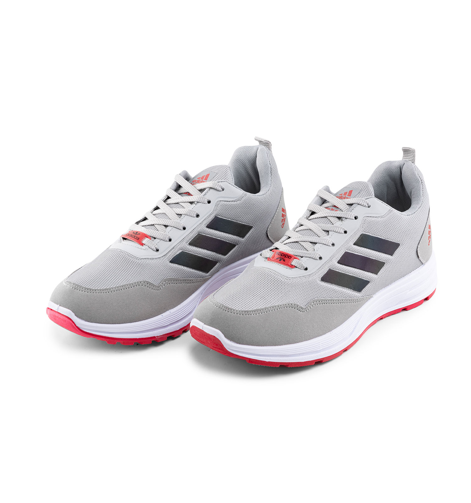 کفش اسپرت Adidas مردانه طوسی بندی مدل 41964