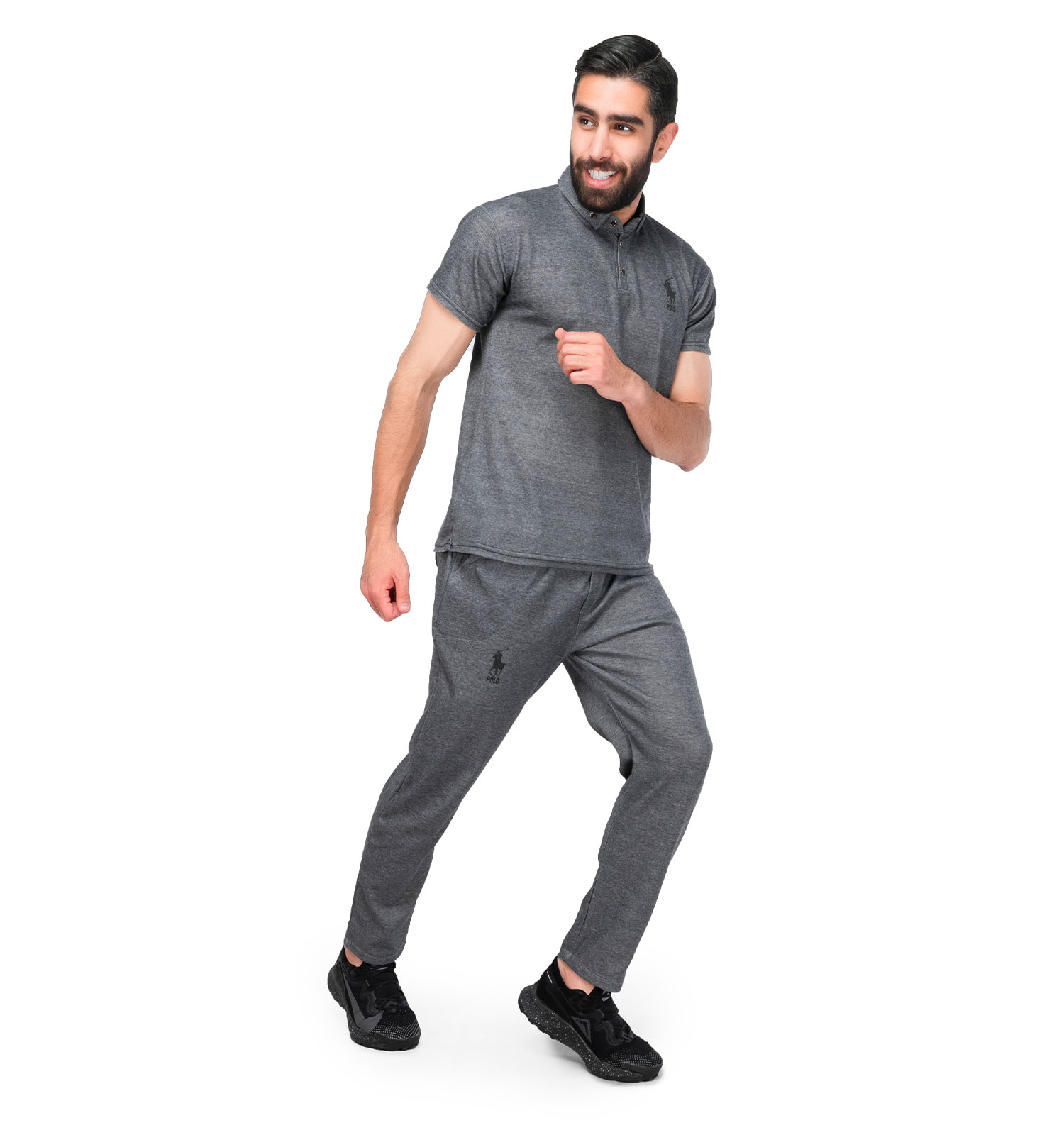 ست مردانه تیشرت شلوار Polo ساده مدل 44690