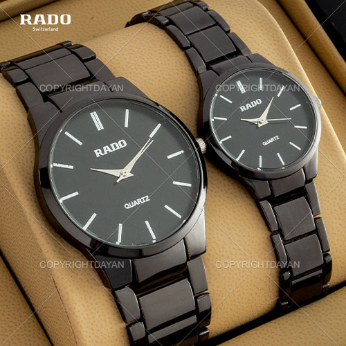 ست ساعت مردانه زنانه Rado مدل Brito