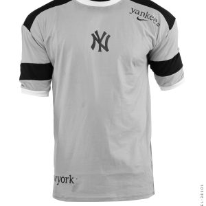 تیشرت مردانه دو رنگ یقه گرد New York مدل 38101