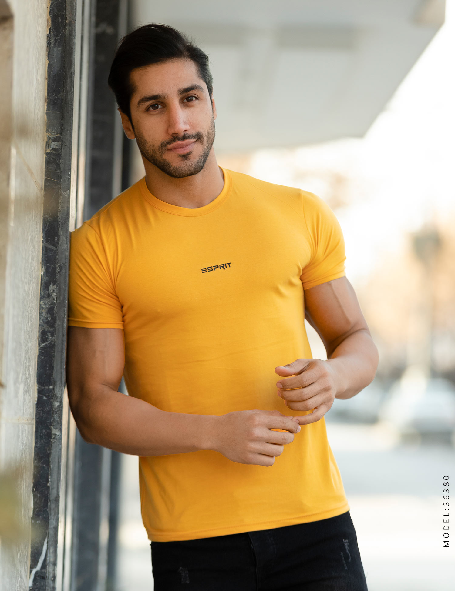 تیشرت یقه گرد مردانه Esprit مدل 36380