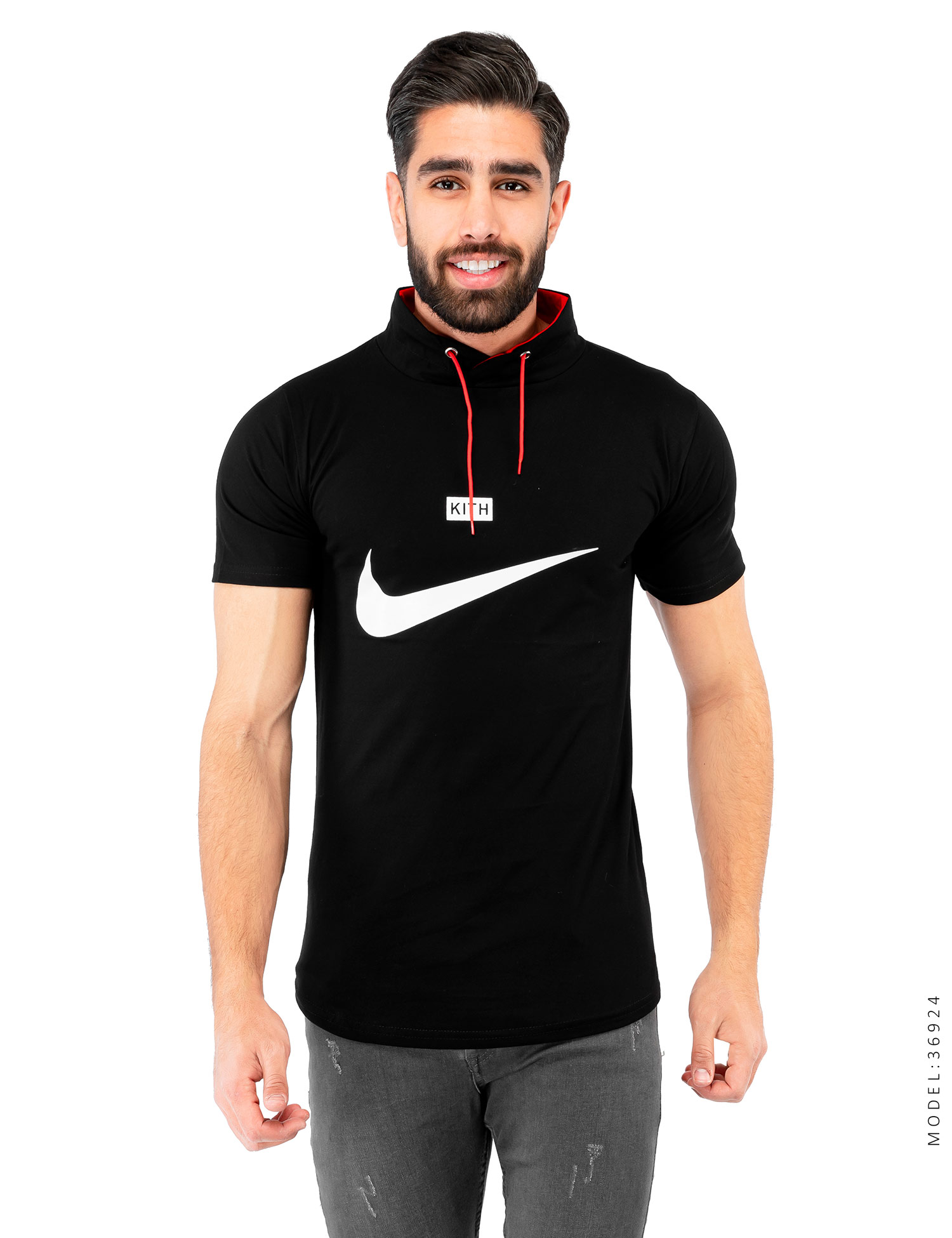 تیشرت مردانه یقه بند دار Nike مدل 36924