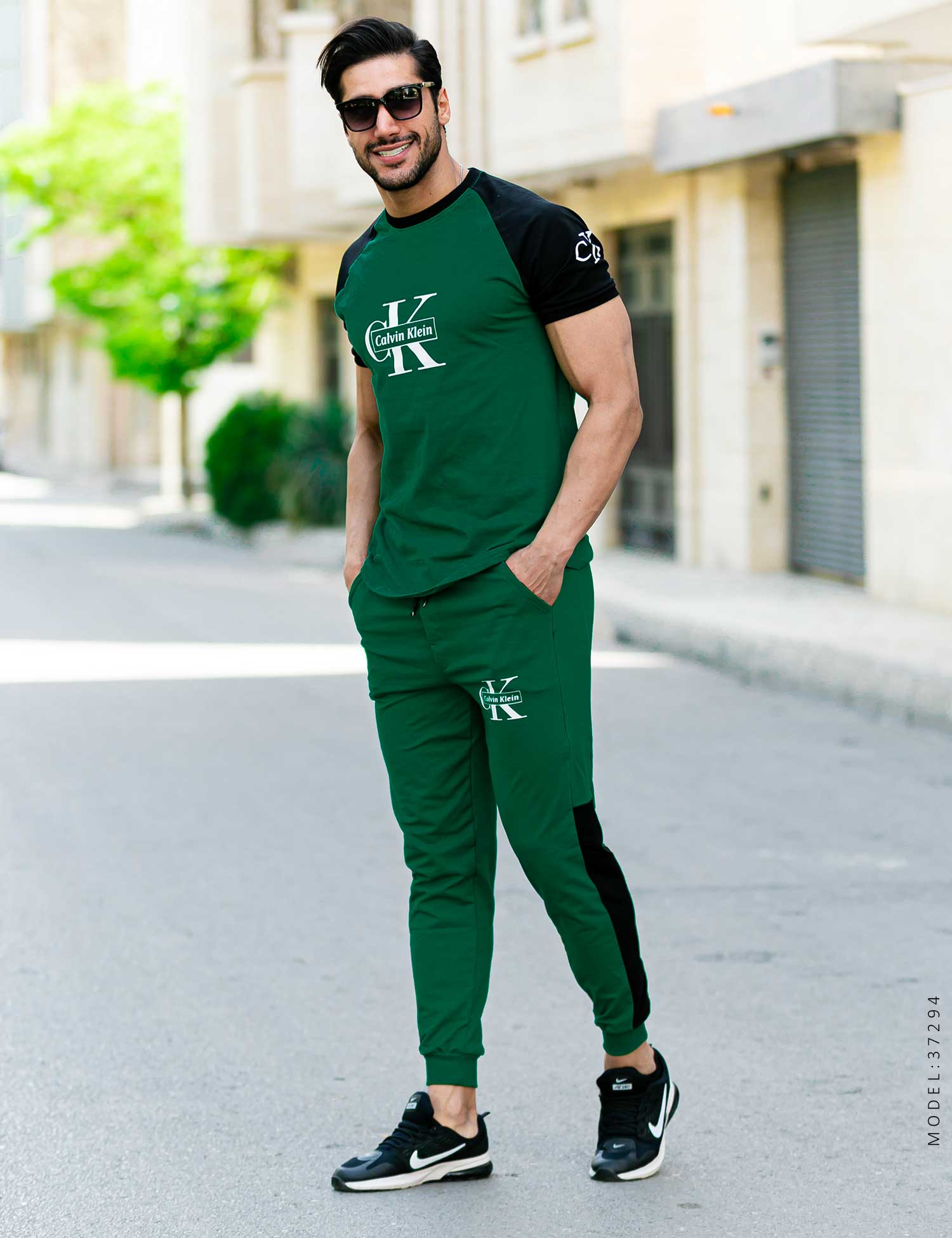 ست تیشرت شلوار مردانه Calvin Klein مدل 37294