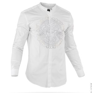 پیراهن مردانه نگین دار Versace مدل 37038