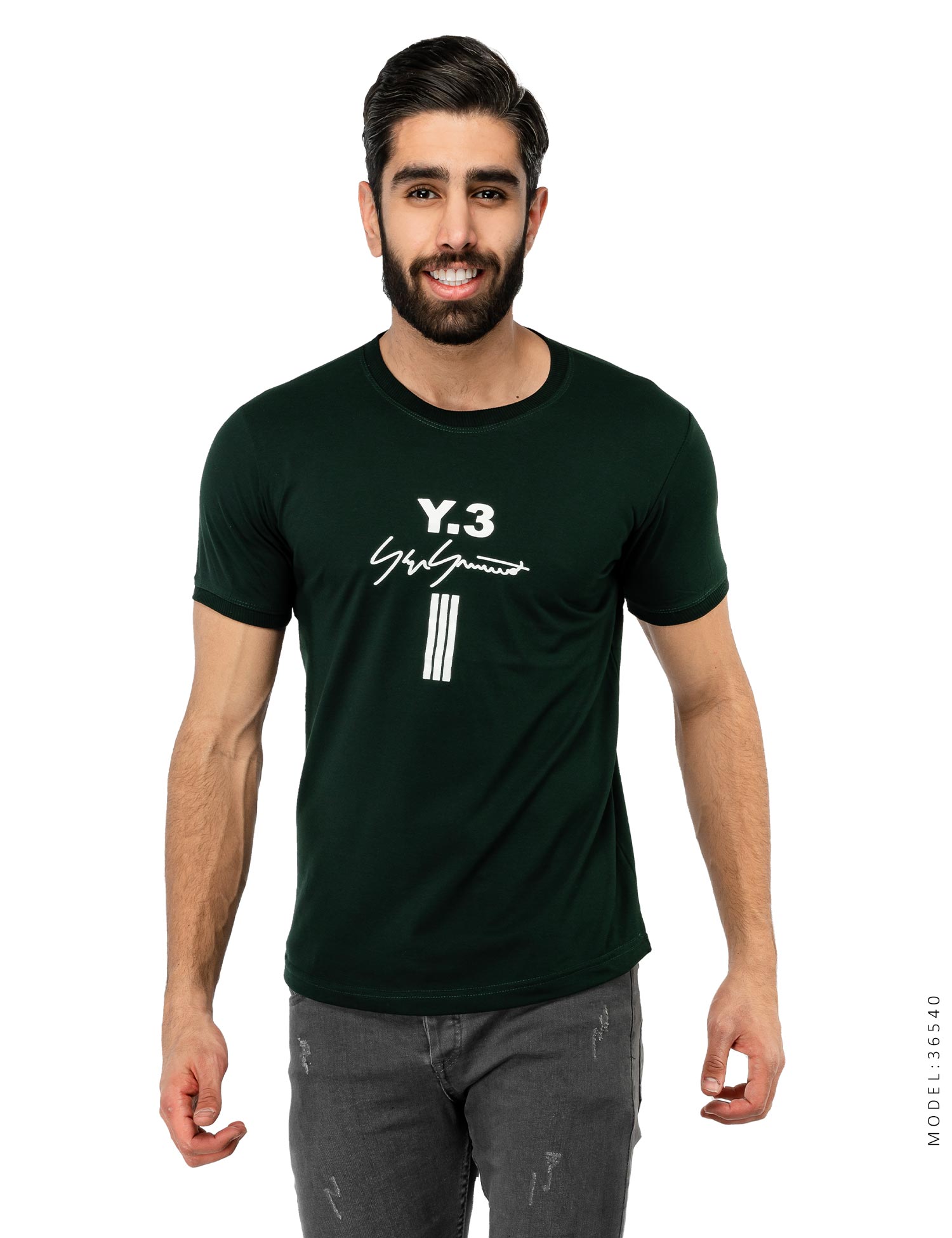 تیشرت یقه گرد مردانه Y – 3 مدل 36540