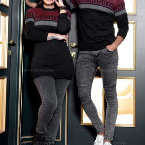 ست دونفره بافت Versace مدل 15601