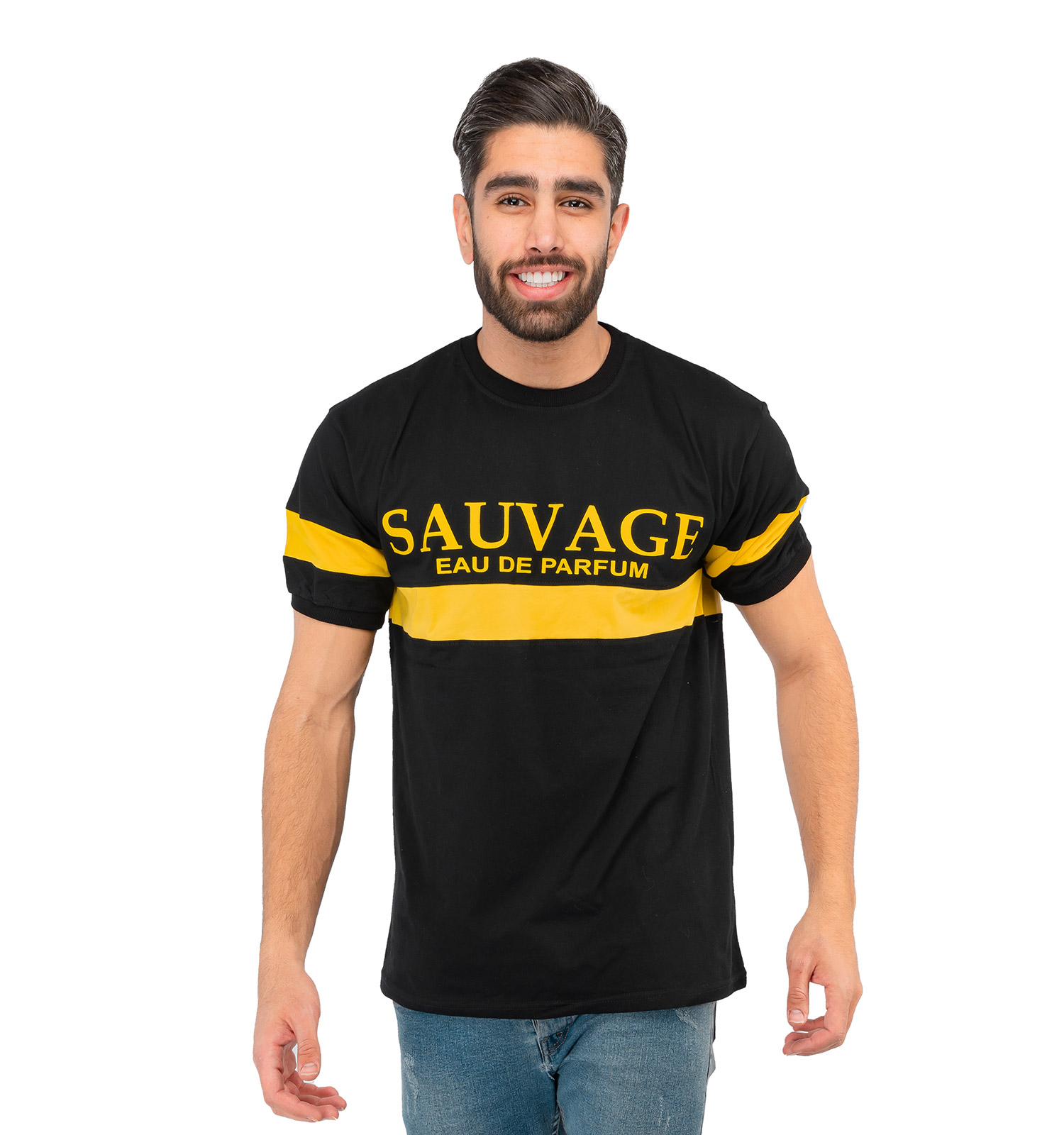تیشرت مردانه دو رنگ Sevin مدل 36707