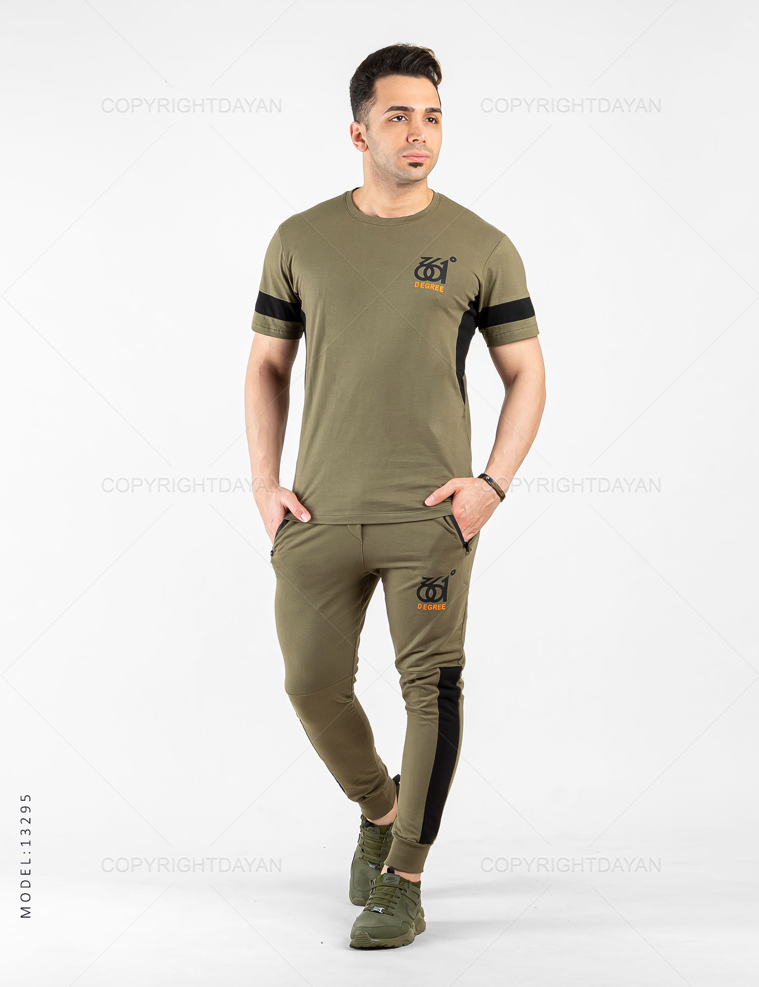 ست تیشرت شلوار مردانه 361 درجه مدل 13295
