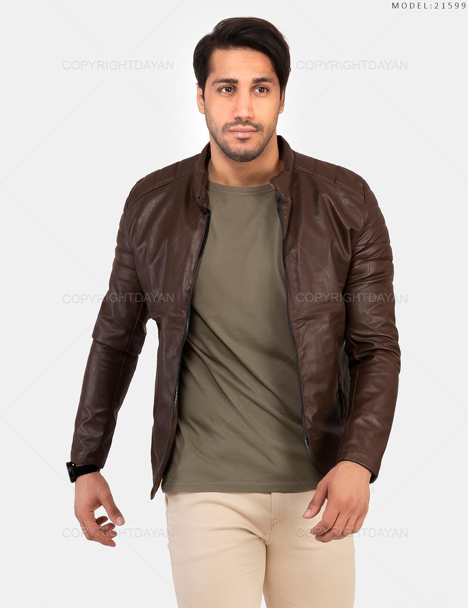 کاپشن چرمی مردانه Norton مدل 21599