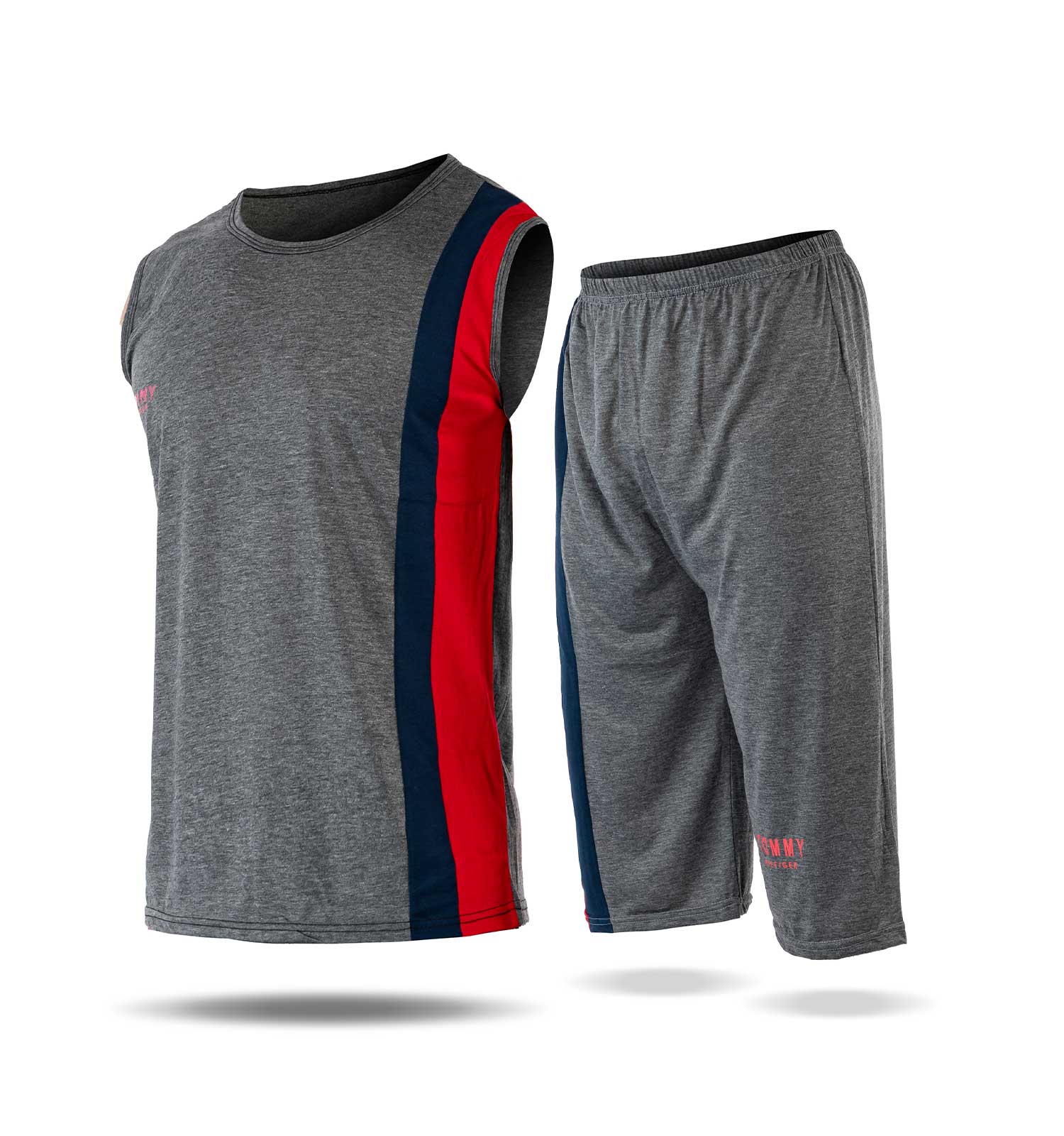 ست رکابی شلوارک مردانه Tommy مدل 37161