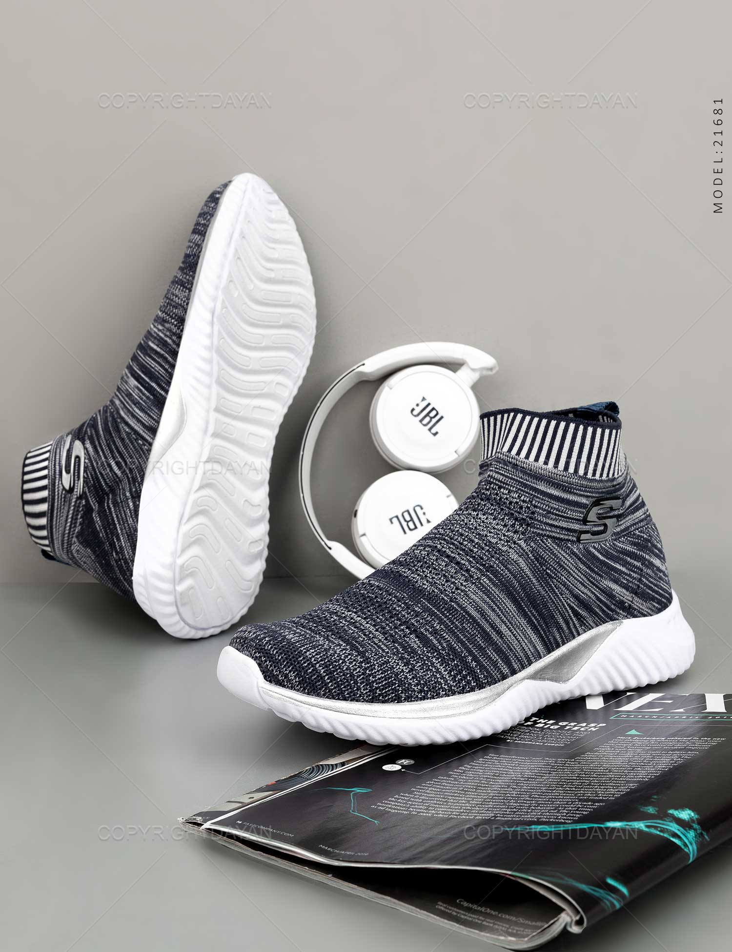 کفش ساقدار مردانه Skechers مدل 21681