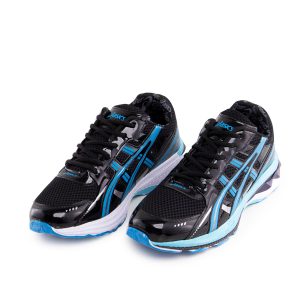 کفش اسپرت Asics مردانه مشکی بندی چرم مصنوعی مدل 42846