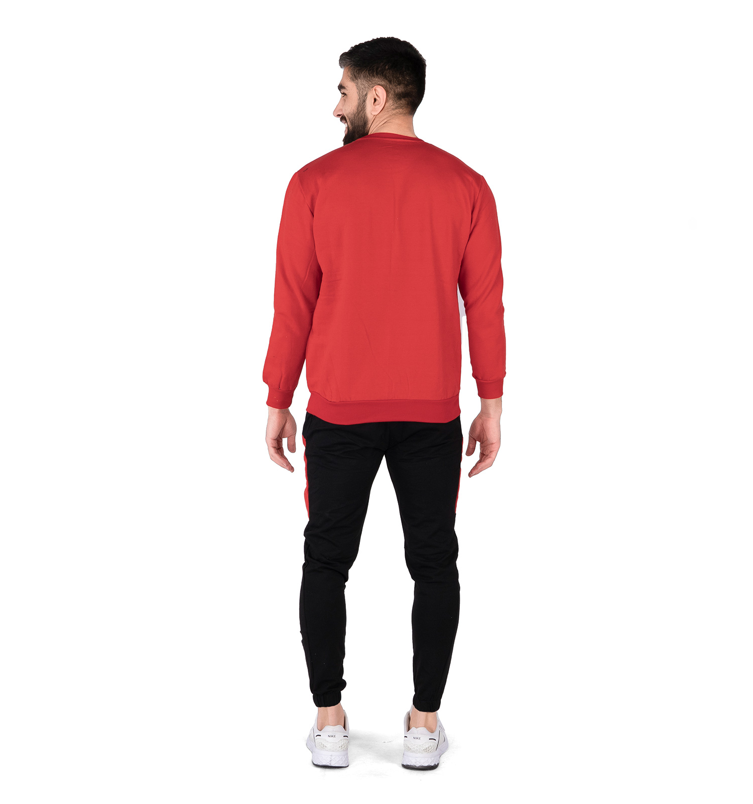 ست بلوز شلوار مردانه آستین بلند Adidas ساده یقه گرد مدل 43707