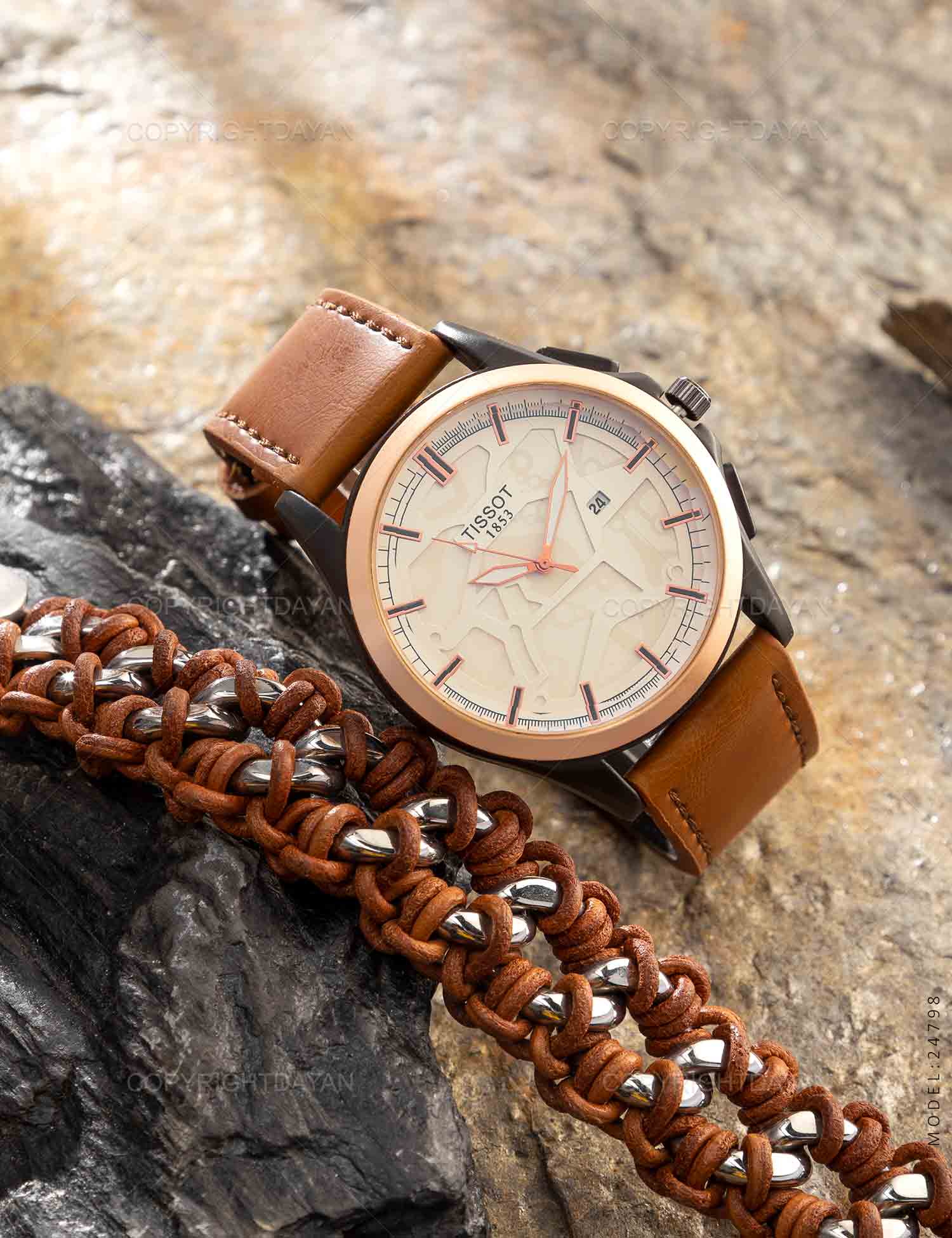 ساعت مچی عقربه ای مردانه Tissot مدل 24798