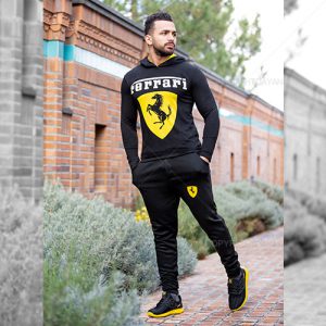 ست سویشرت شلوار مردانه Ferrari مدل H 1989