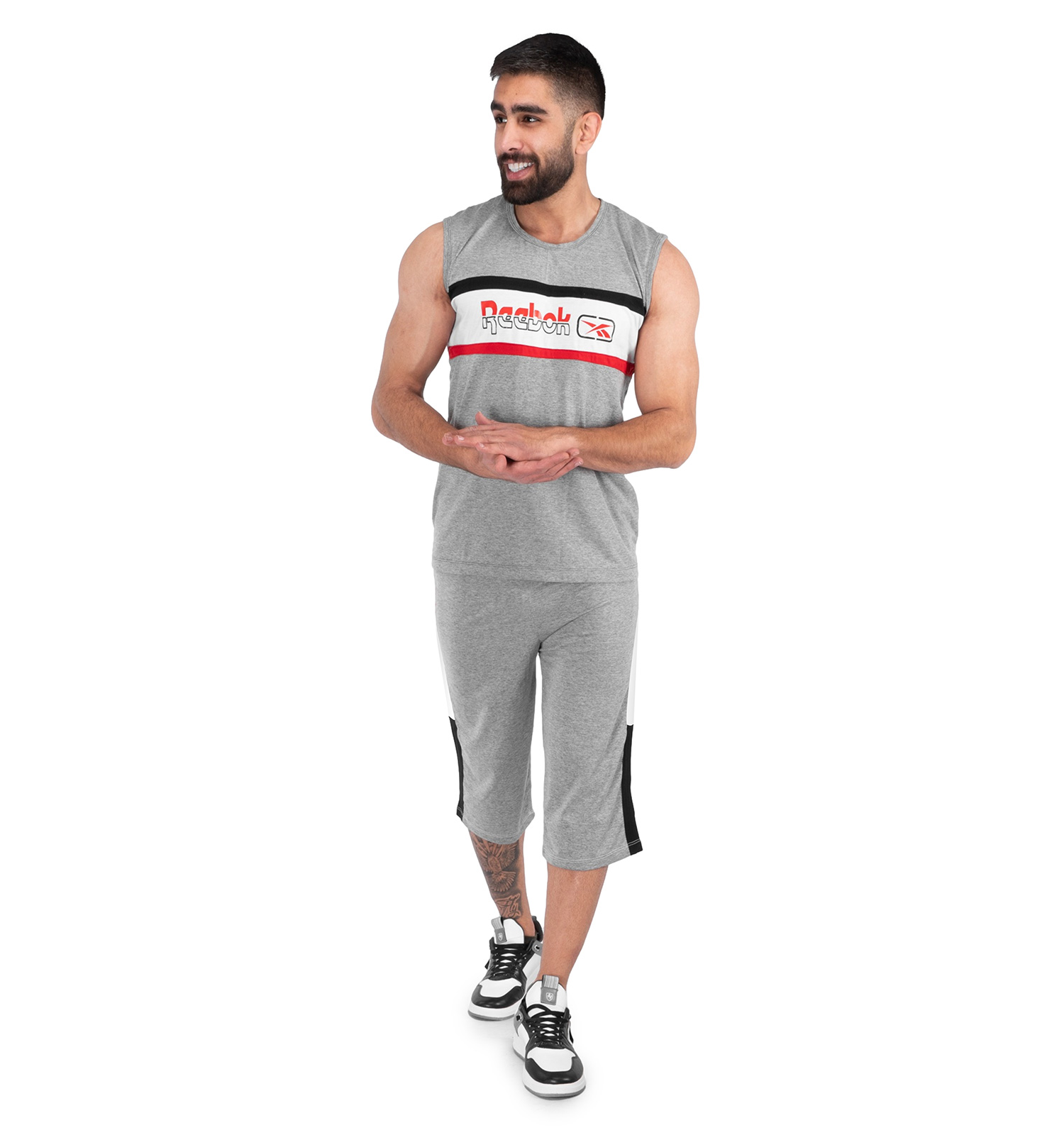ست رکابی شلوارک مردانه Reebok مدل 42921