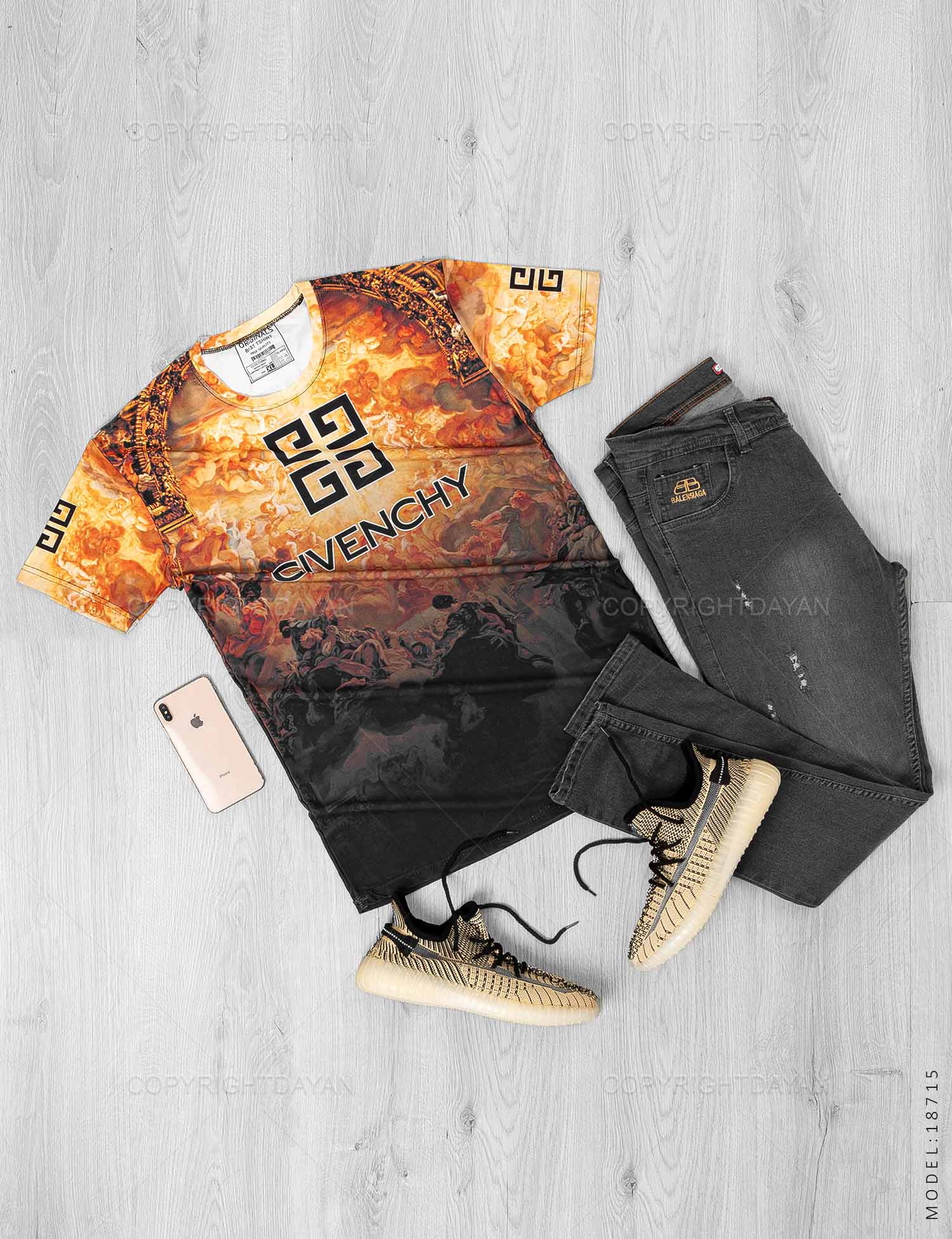 تیشرت مردانه Givenchy مدل 18715
