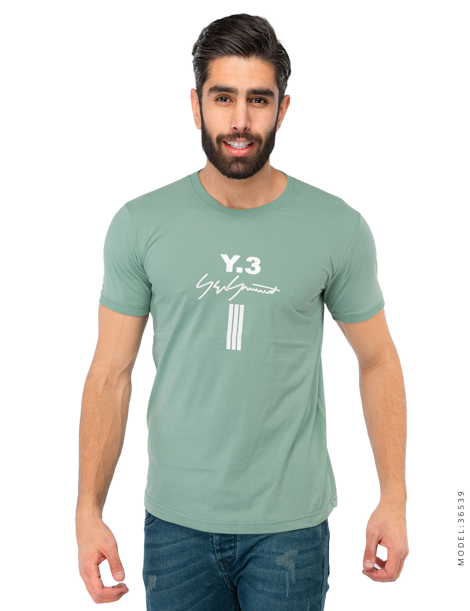 تیشرت یقه گرد مردانه Y – 3 مدل 36539