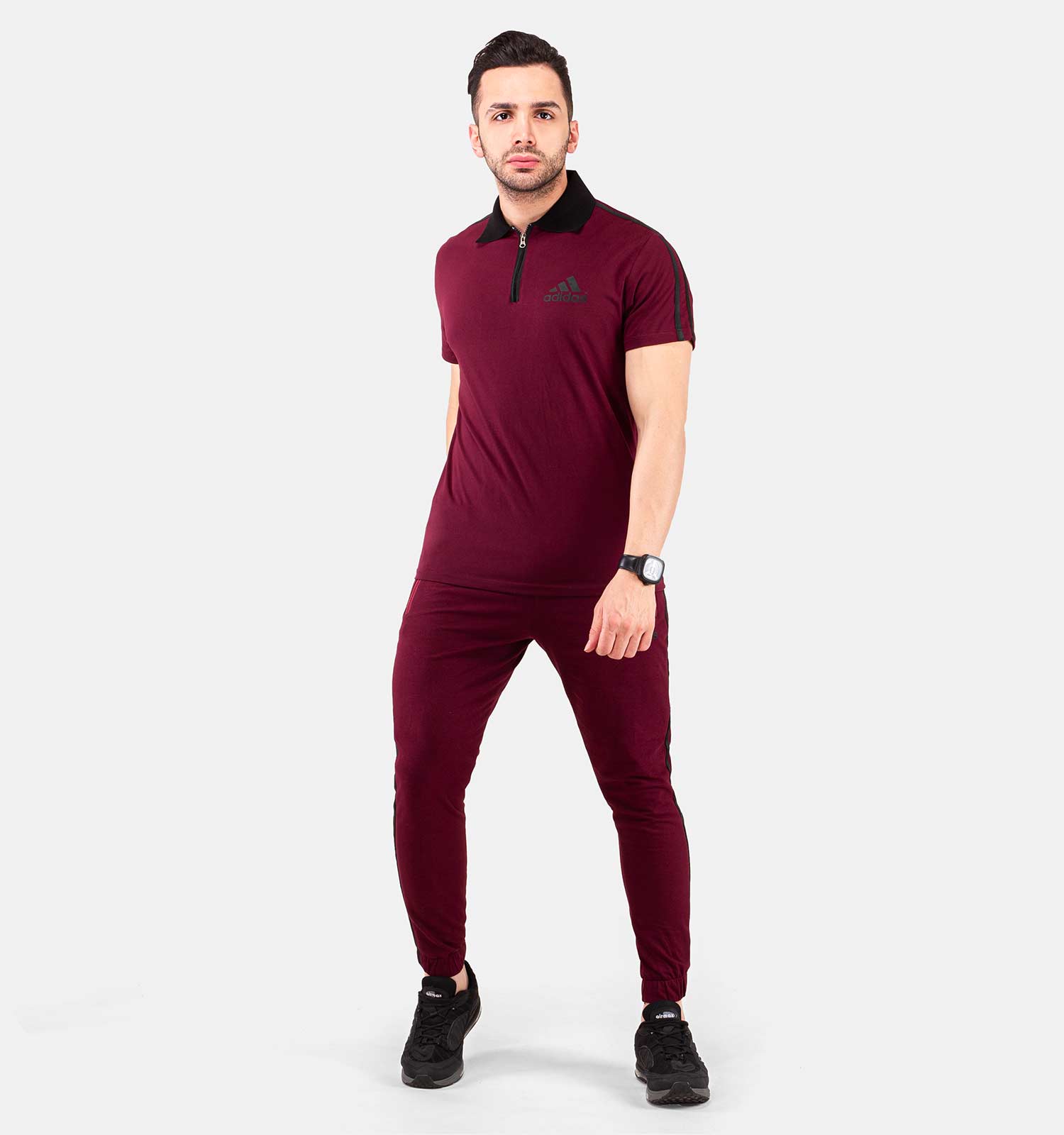 ست پولوشرت شلوار مردانه Adidas مدل 35443