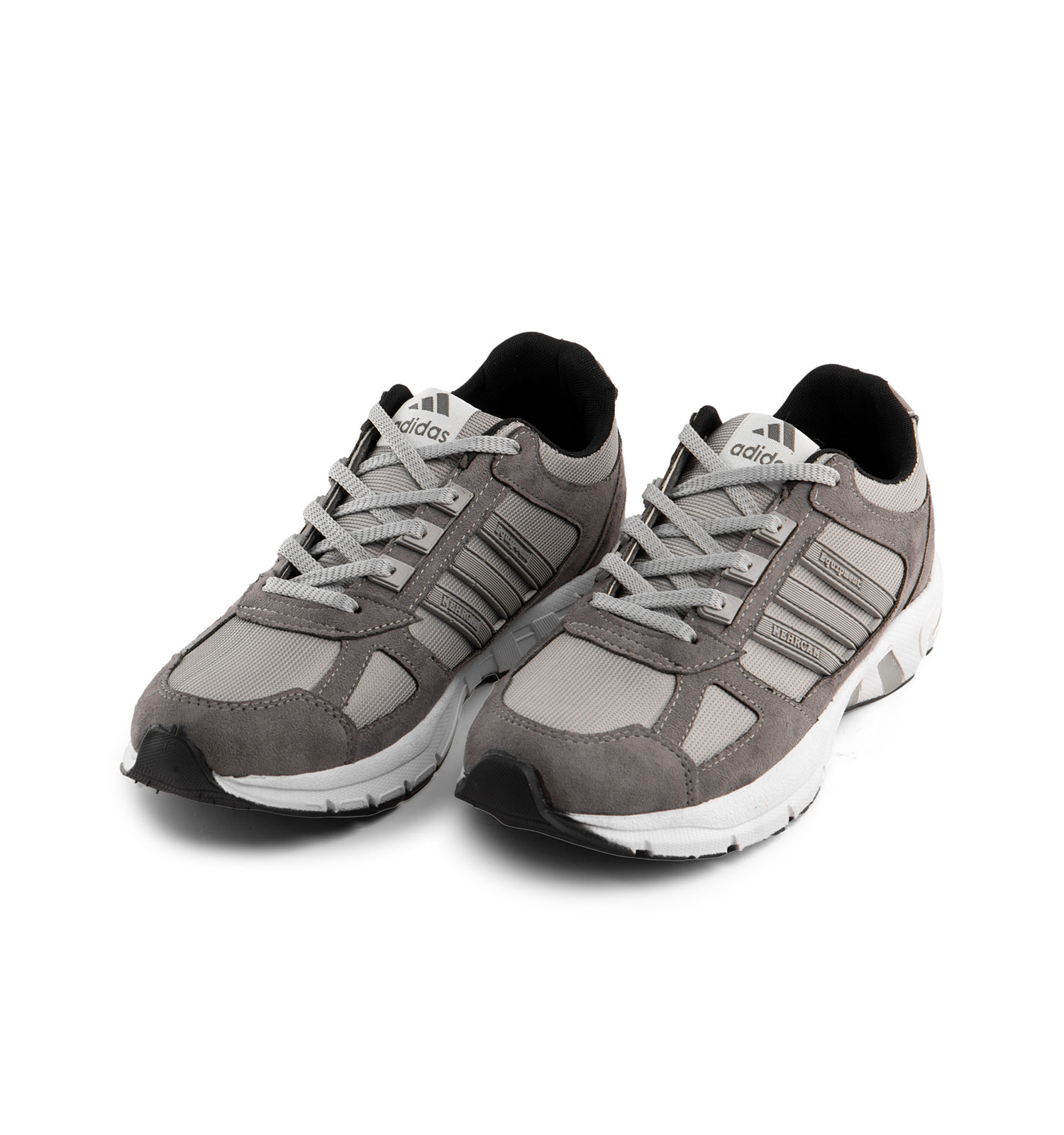 کفش اسپرت Adidas مردانه طوسی بندی مدل 43195