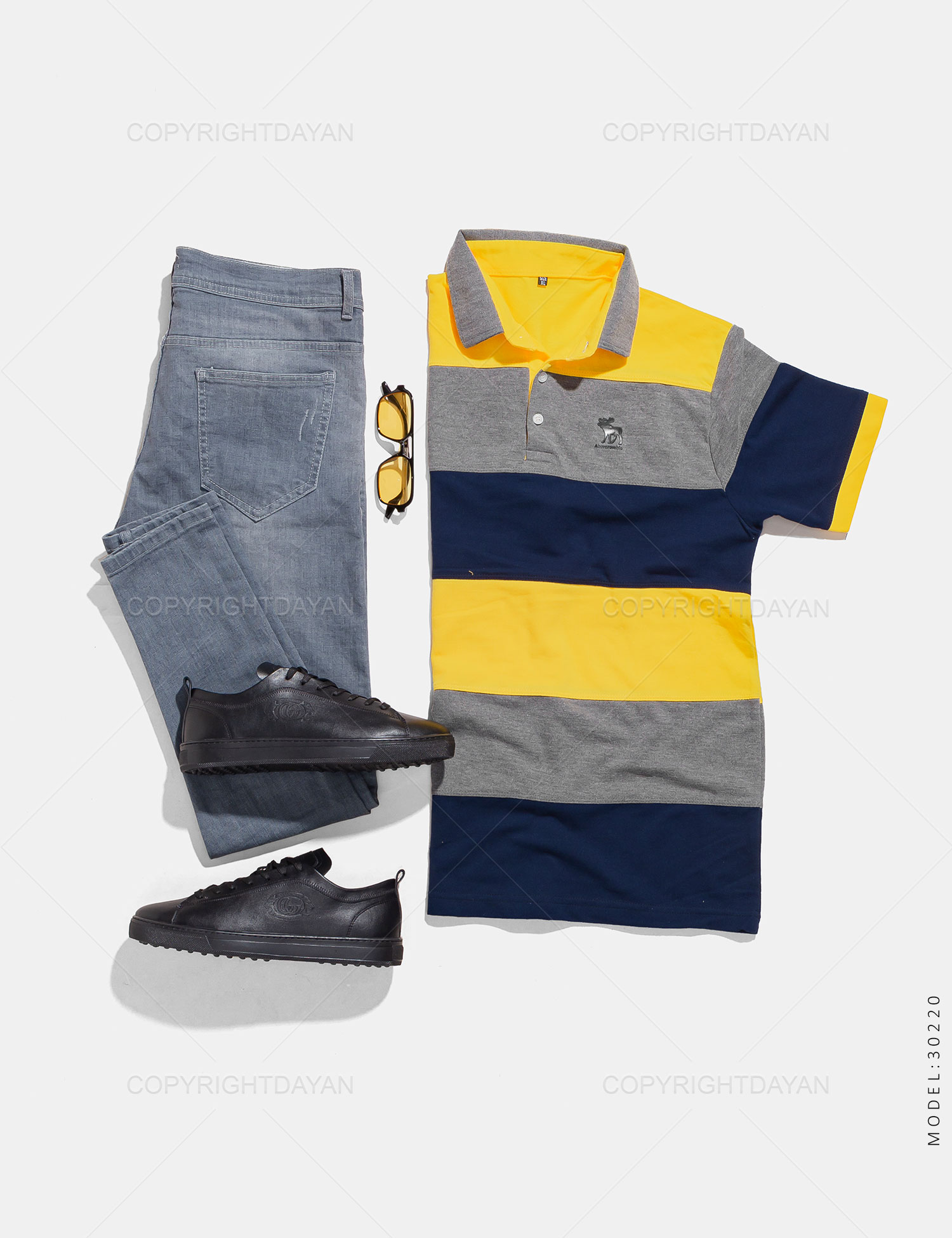 پولوشرت مردانه Abercrombie مدل 30220