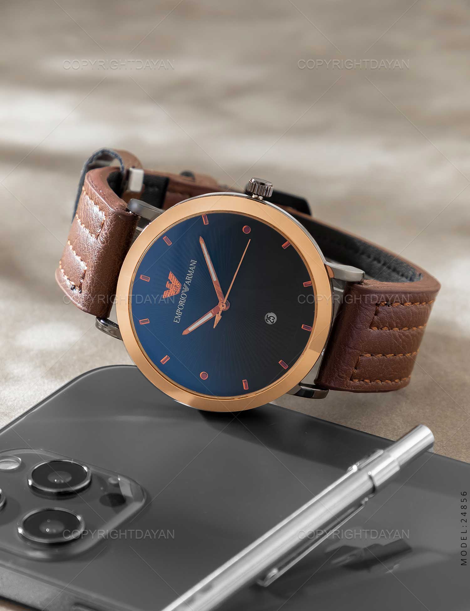 ساعت مچی عقربه ای مردانه Emporio Armani مدل 24856