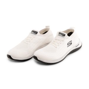 کفش اسپرت Skechers مردانه سفید بند دار مدل 45560