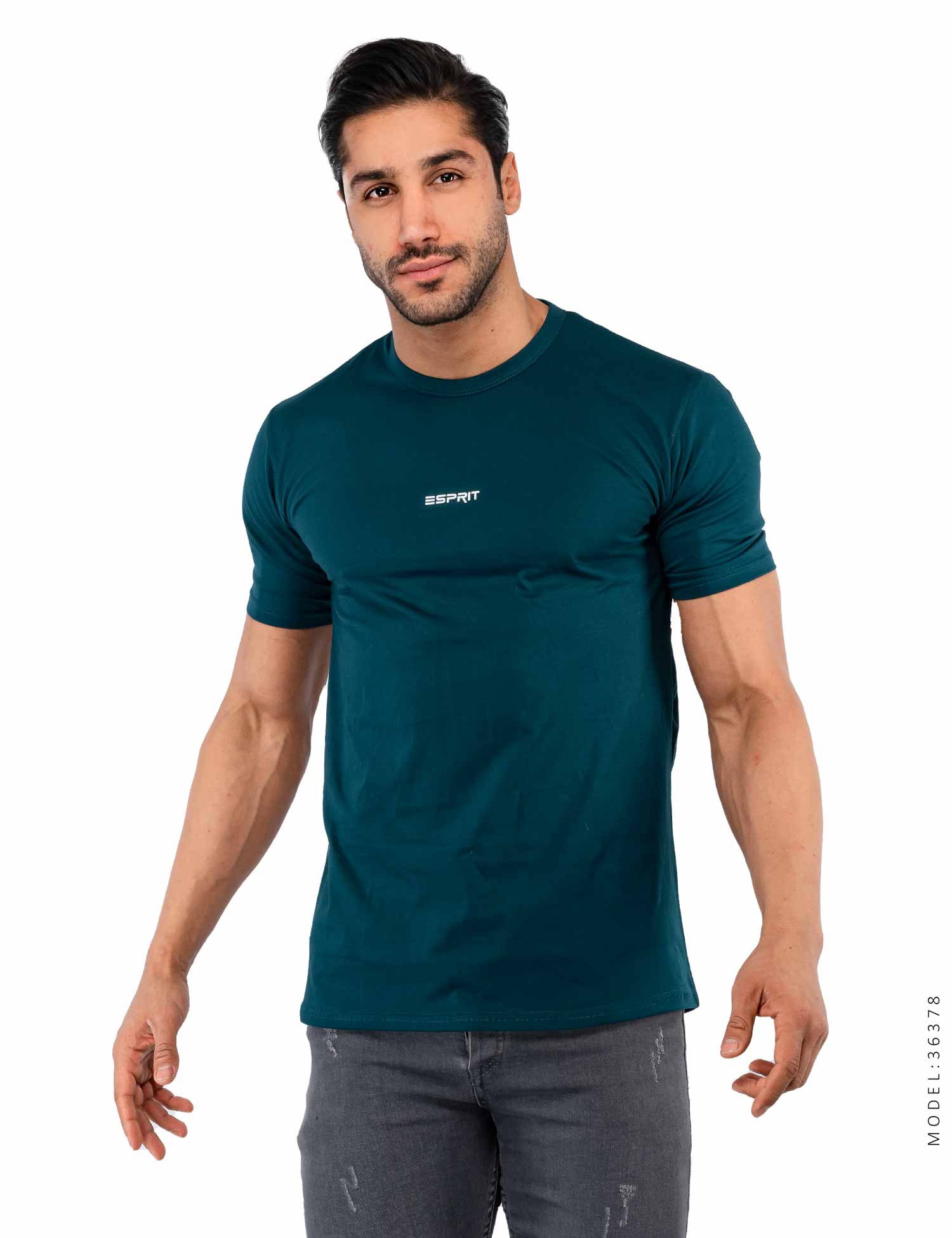 تیشرت یقه گرد مردانه Esprit مدل 36387