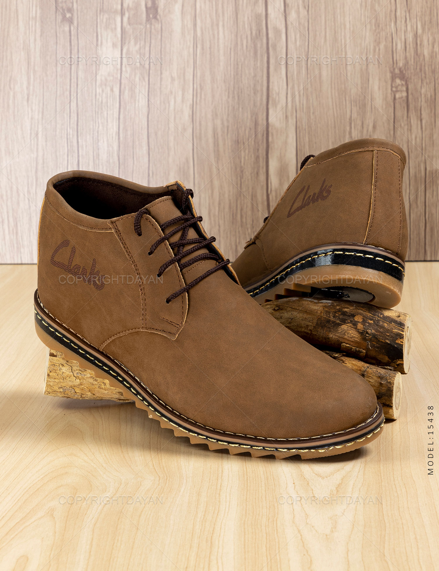 نیم بوت مردانه Clarks مدل 15438