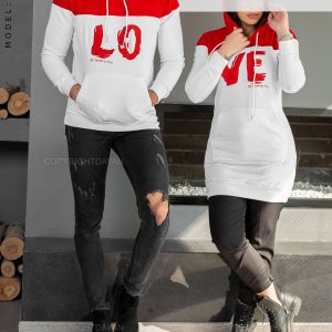 ست دونفره سویشرت Love مدل 16413