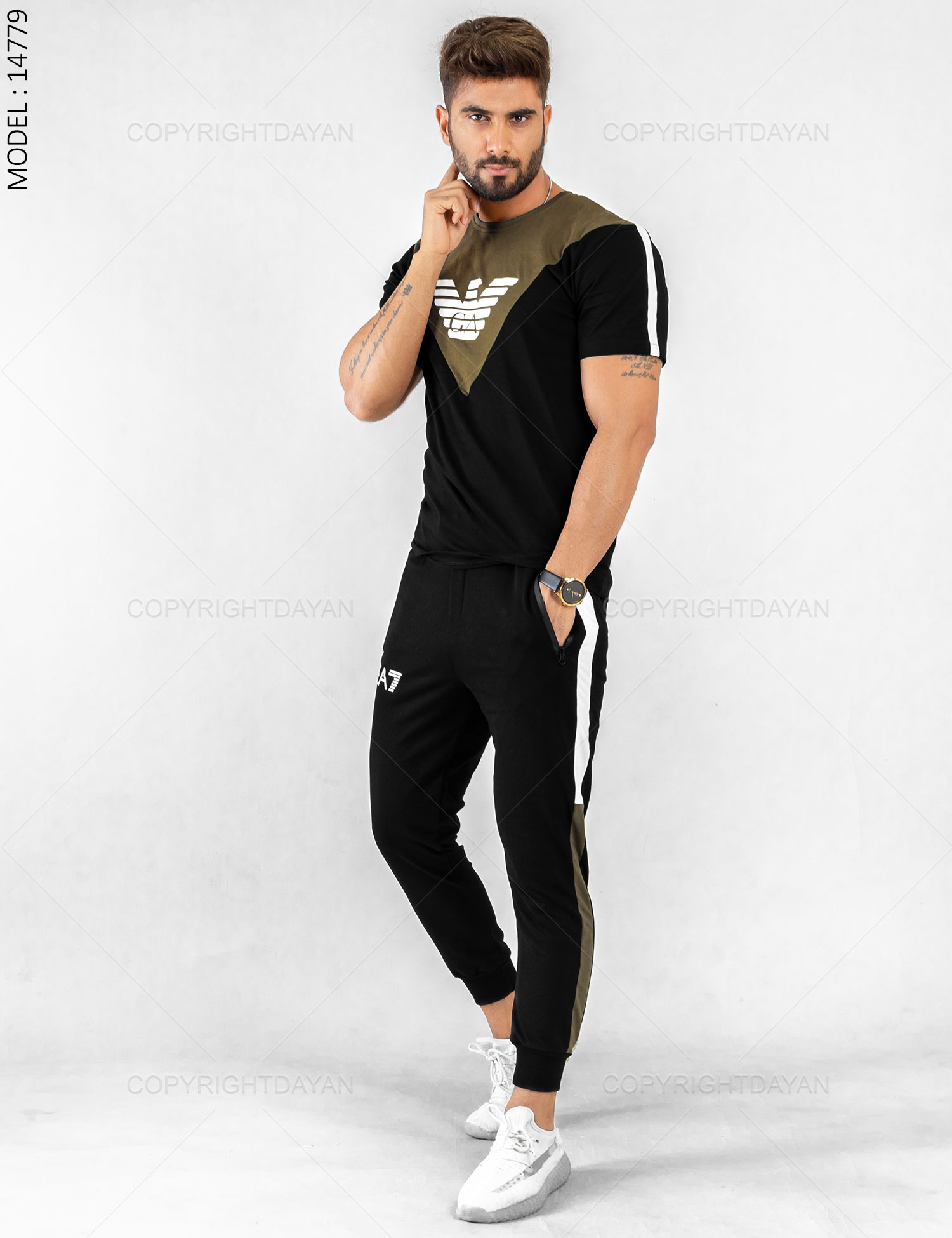 ست تیشرت شلوار مردانه Giorgio Armani مدل 14779