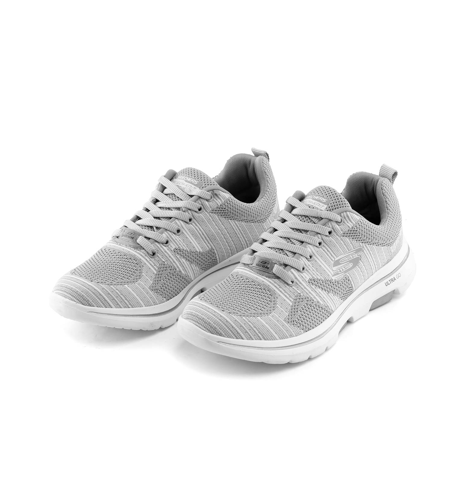 کفش اسپرت Skechers مردانه طوسی روشن بندی مدل 41947