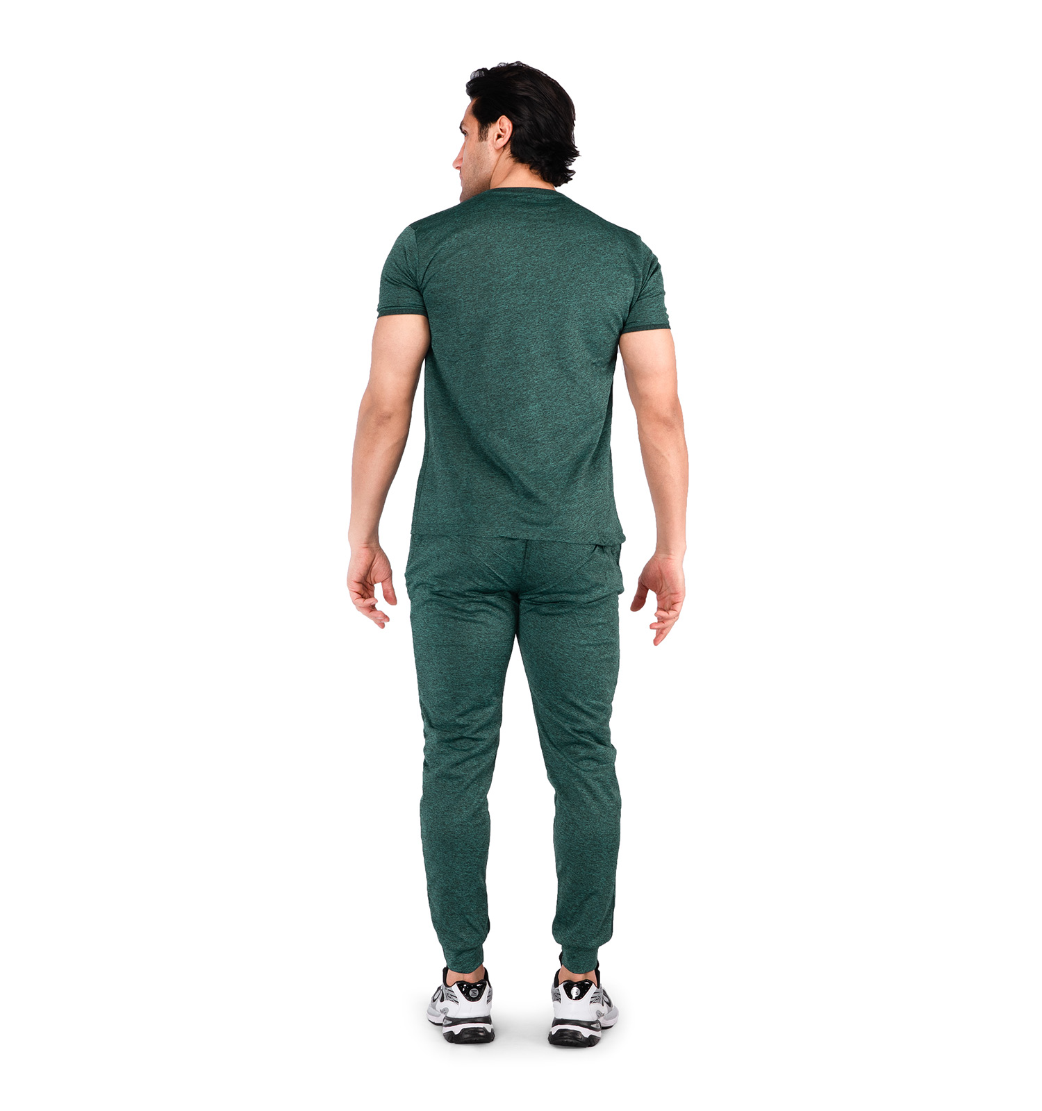 ست تیشرت شلوار مردانه آستین کوتاه Nike ساده یقه گرد مدل 43069