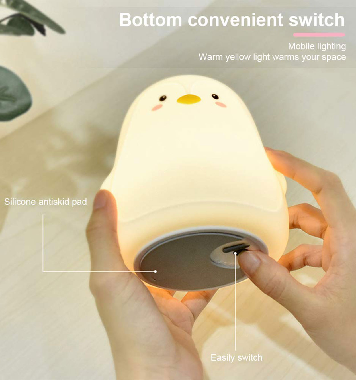 چراغ خواب طرح پنگوئن مدل 43289