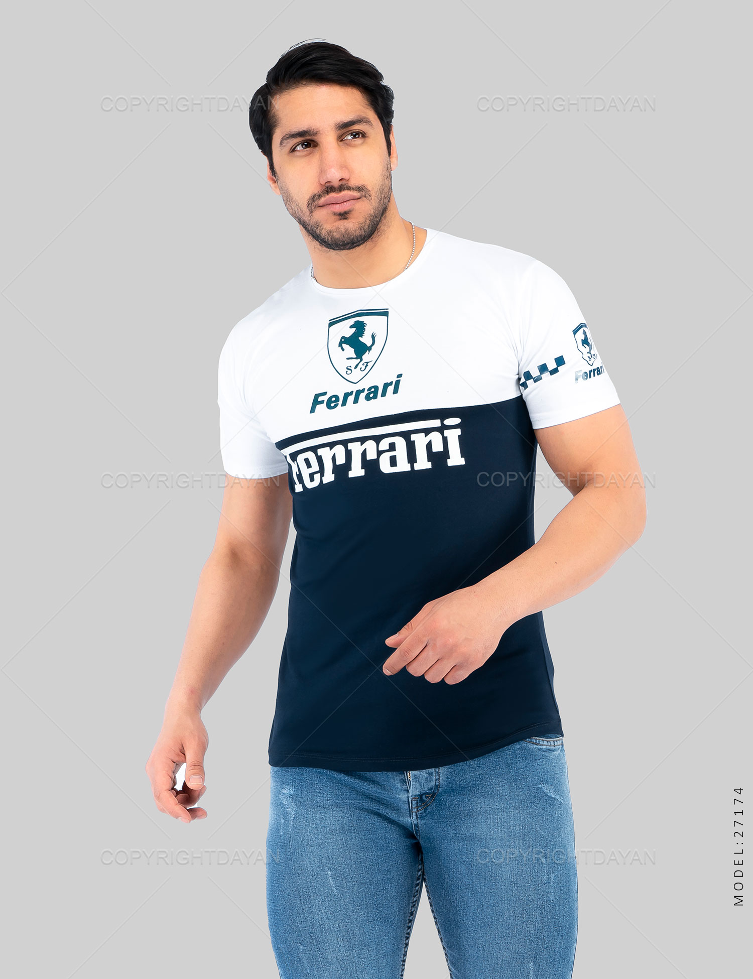 تیشرت مردانه Ferrari مدل 27174