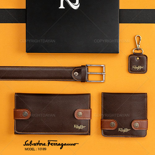 ست چرمی Ferragamo مدل 10189