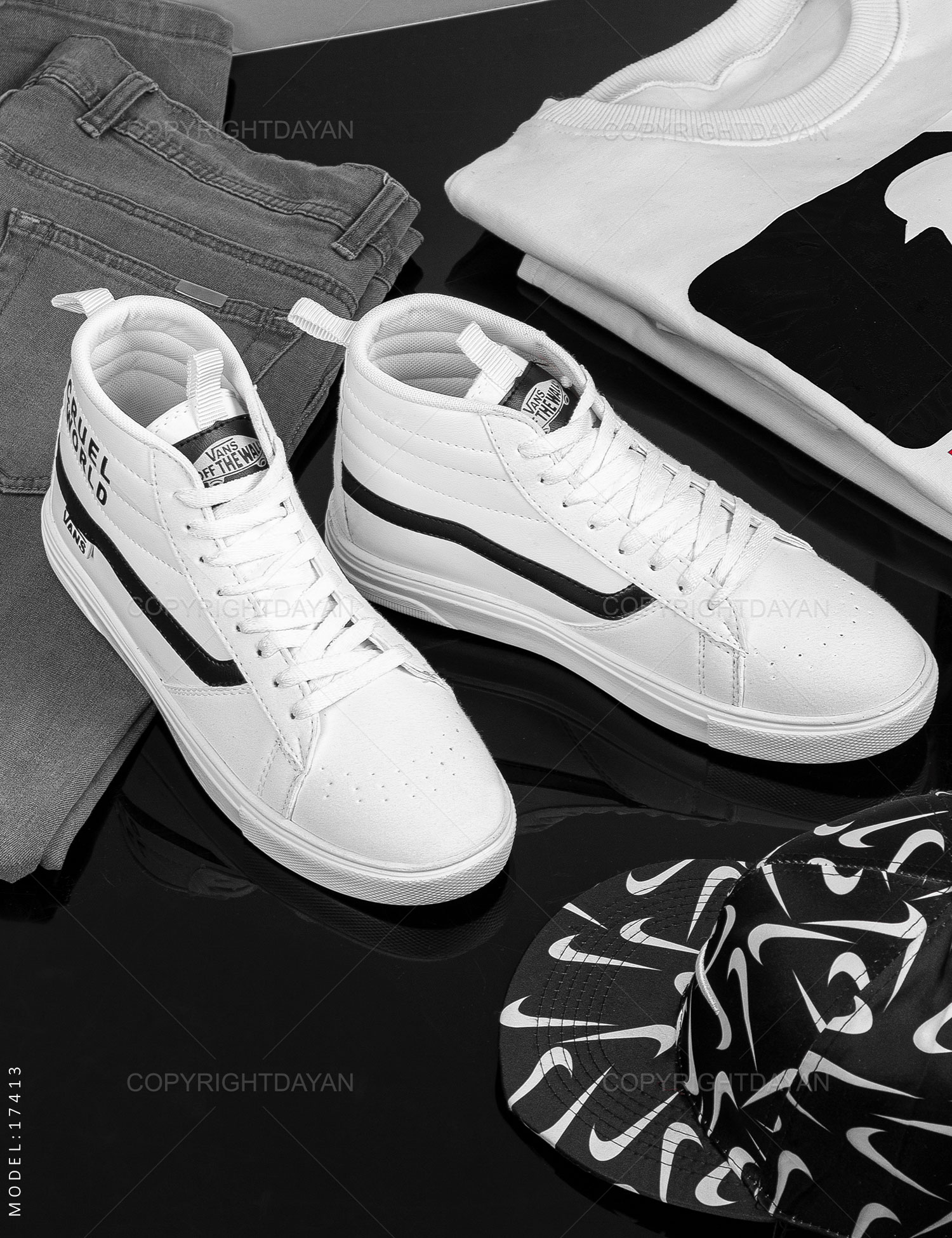 کفش ساقدار مردانه Vans مدل 17413