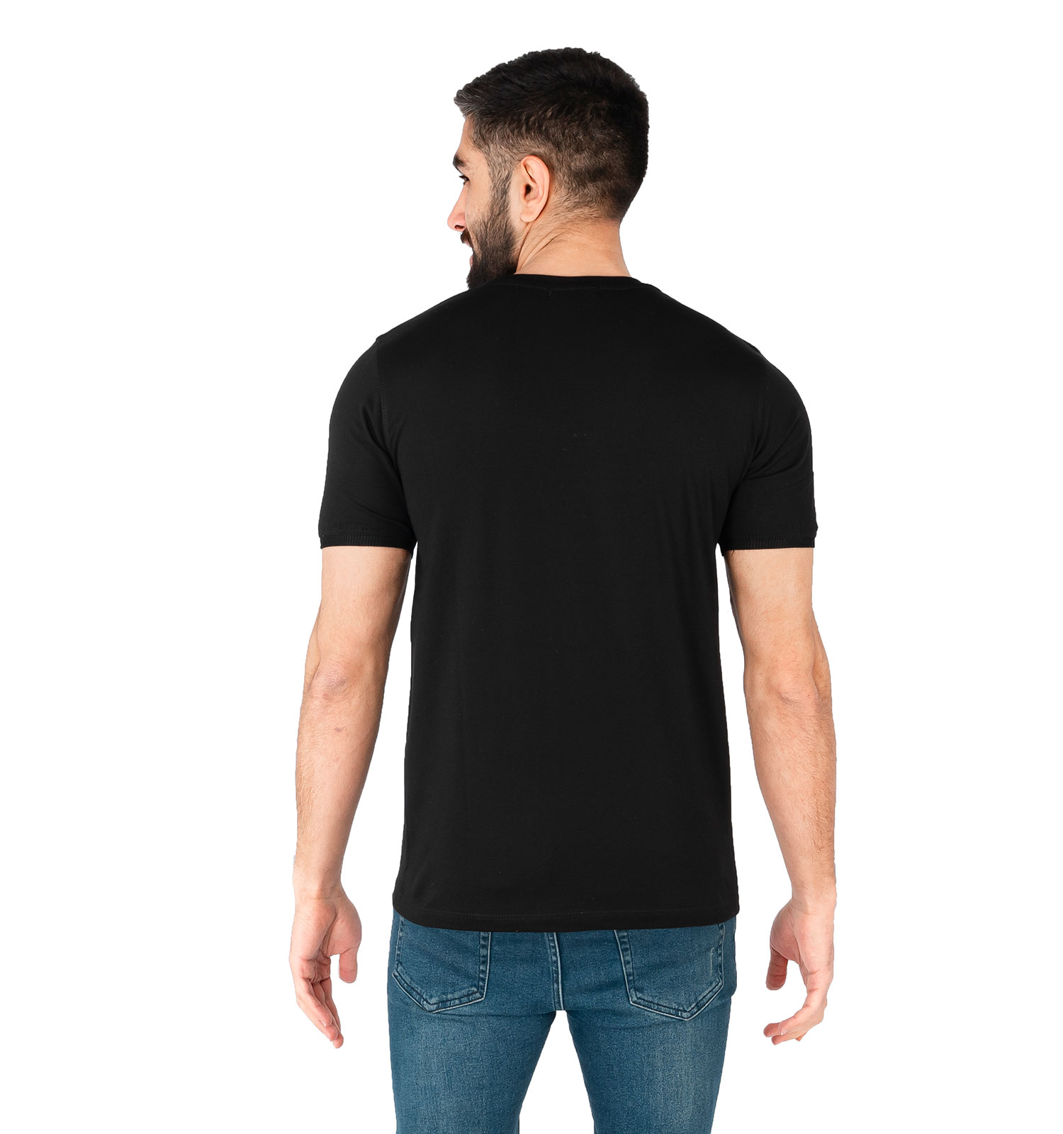 تیشرت Nike یقه گردمردانه مشکی ساده مدل 43696