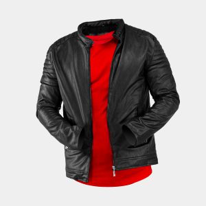 کاپشن چرم مردانه Alvin مدل 16556