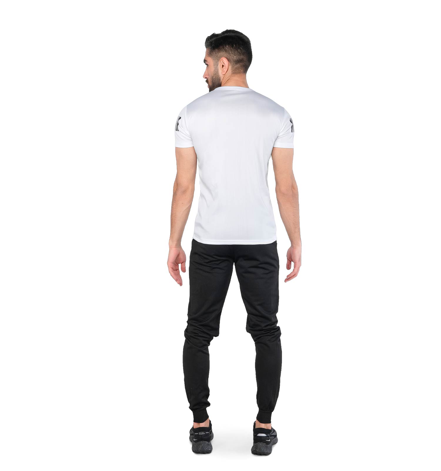 ست تیشرت شلوار مردانه آستین کوتاه Nike ساده یقه گرد مدل 44498