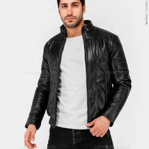 کاپشن چرم مردانه Benson مدل 23002