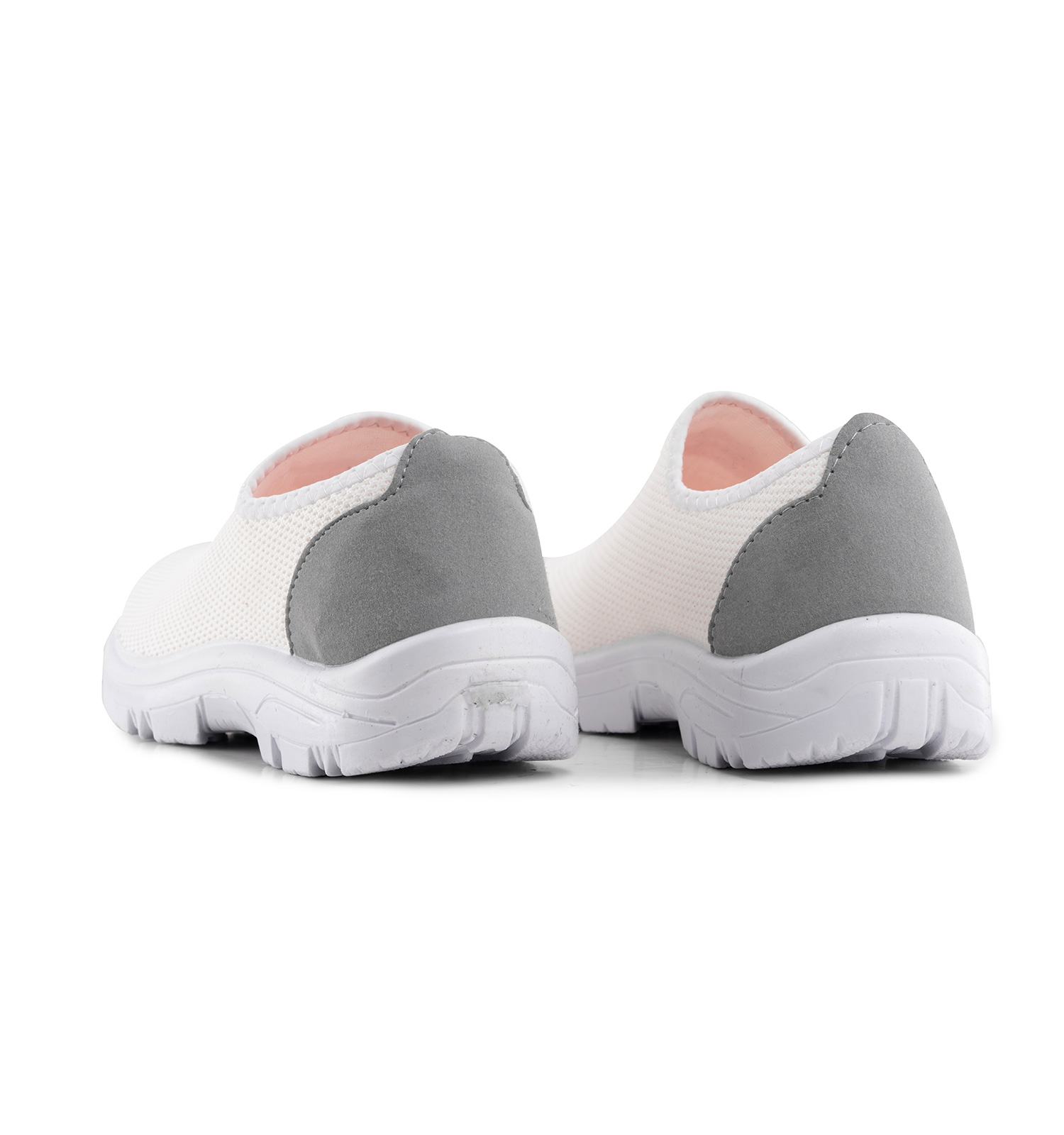 کفش اسپرت Skechers مردانه سفید پیاده روی بدون بند مدل 42256