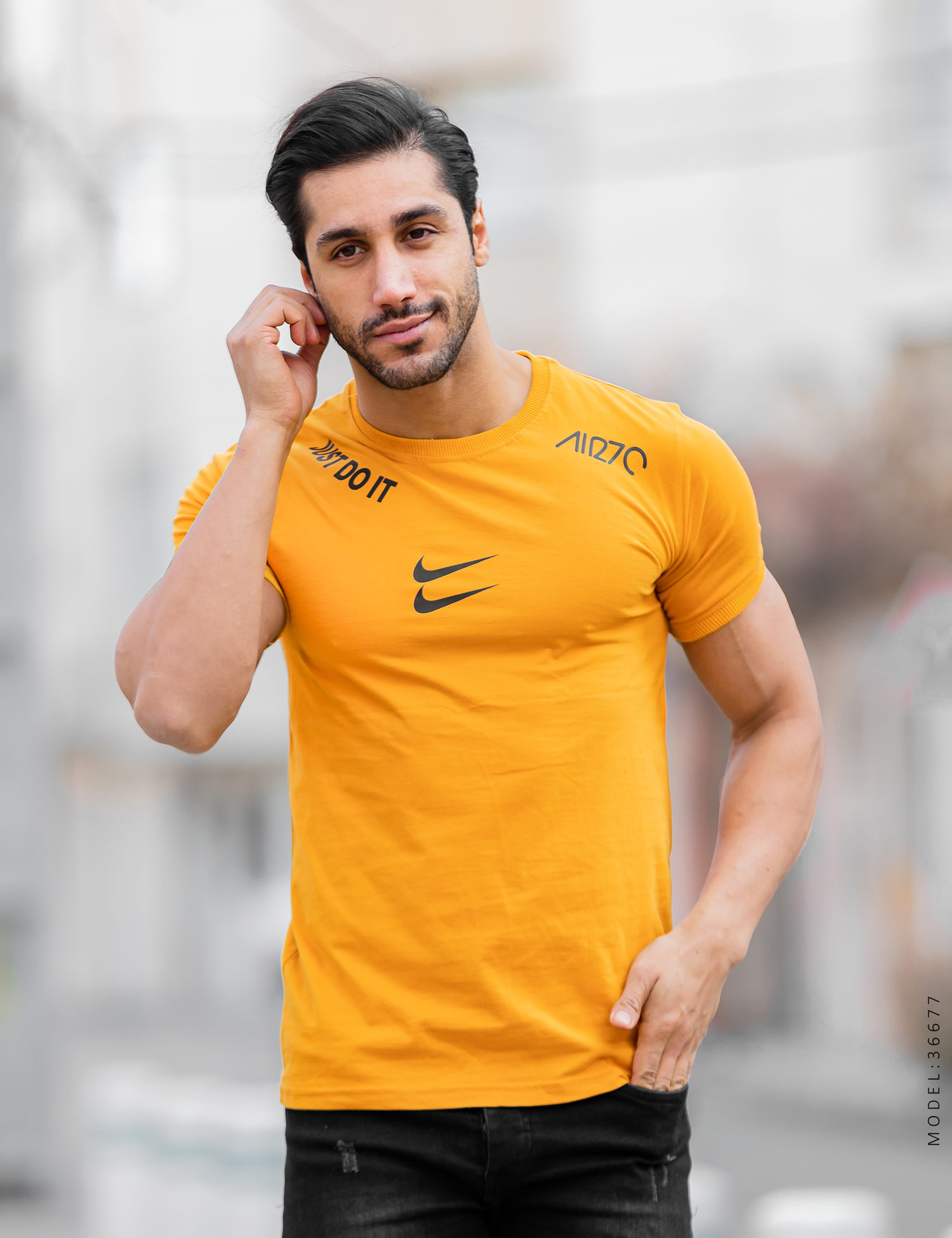 تیشرت مردانه یقه گرد Nike مدل 36677